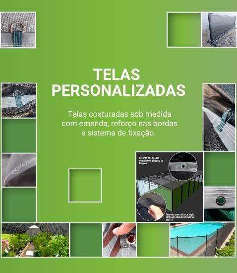 recorte de imagem com os nomes e pequenas fotos das telas personalizadas do site