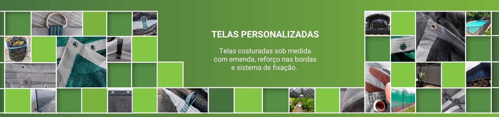 recorte de imagem de um banner, com nomes das telas personalizadas do site e pequenas fotos das respectivas telas