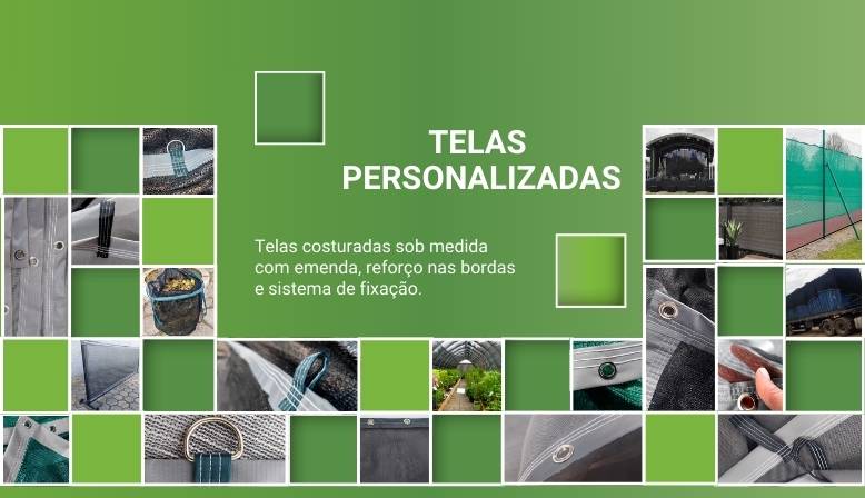 recorte de imagem com os nomes e pequenas fotos das telas personalizadas do site